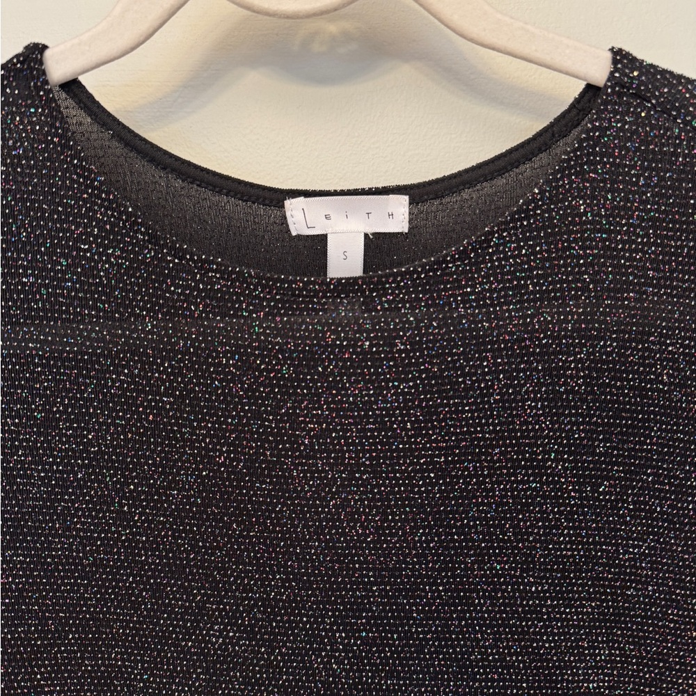 Leith Long Sleeve Midi Sparkle Dress - Picture 6 of 7